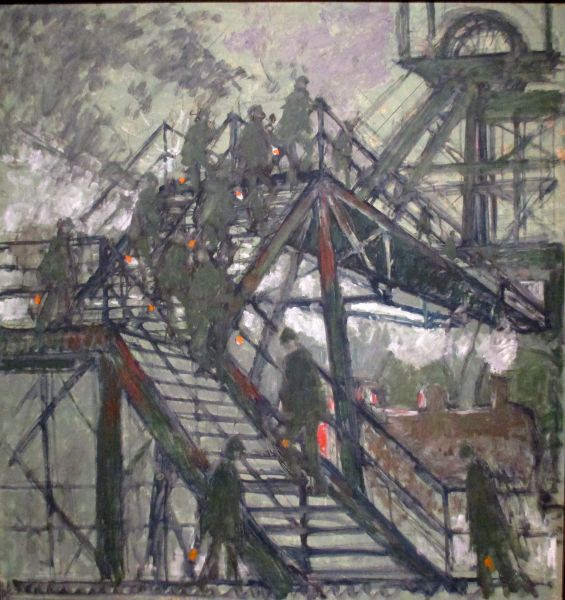 painting by artist Norman Cornish, Pit Painter school