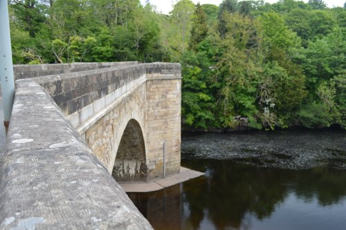 Egglestone Bridge over the River Tees circular walk Cotherstone Romaldkirk River Tees Co. Durham, England