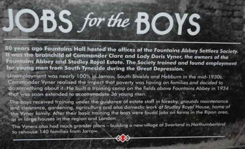 The story of young men from the north-east of England were taught trades in Fountains Hall