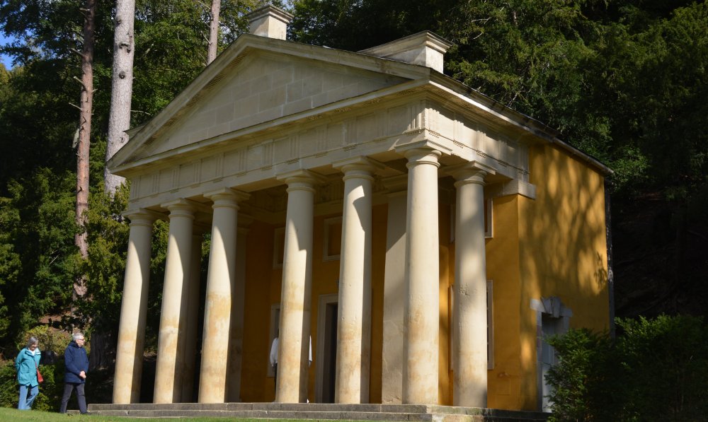 Facade of the Temple of Piety Studley Royal parks and gardens