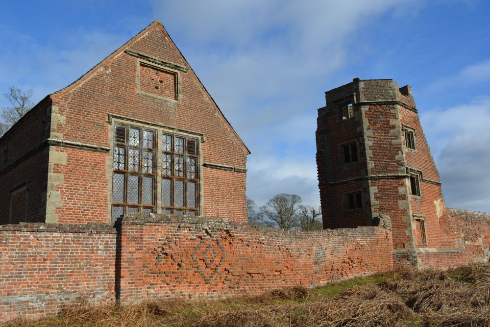 The chapel of Bradgate House in Bradgate Park, Leicester