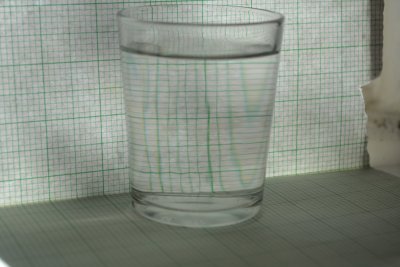 refraction image distortion of light rays by passing through glass of water gcse physics igcse
