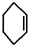 cyclohexene skeletal formula isomer of C6H10