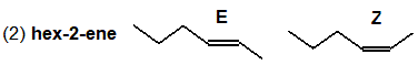 skeletal formula (Z)-hex-2-ene, (E)-hex-2-ene, (E)-2-hexene, (Z)-2-hexene, (2Z)-hex-2-ene, (2E)-hex-2-ene, (2E)-2-hexene, (2Z)-2-hexene, cis-hex-2-ene, trans-hex-2-ene, cis-2-hexene, trans-2-hexene