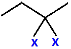 2,2-difluorobutane,  2,2-dichlorobutane,  2,2-dibromobutane,  2,2-diiodobutane (2+2) skeletal formula constitutional structural formula isomers of C4H8F2 C4H8Cl2 C4H8Br2