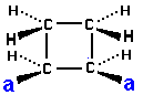 structural formula (Z)-1,2-dimethylcyclobutane cis-1,2-dimethylcyclobutane isomer of C6H12