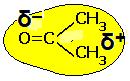 propanone polar molecule acetone permanent dipole