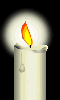 candle combustion, example of exothermic burning reaction (c) doc b