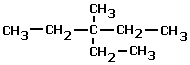 isomers of C8H18 structural formula 3-ethyl-3-methylpentane alkanes molecular structure naming (c) doc b