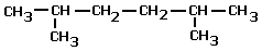 isomers of C8H18 structural formula 2,5-dimethylhexane alkanes molecular structure naming (c) doc b