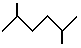 2,5-dimethylhexane skeletal formula alkanes molecular structure naming (c) doc b
