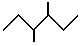 3,4-dimethylhexane skeletal formula alkanes molecular structure naming (c) doc b
