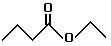 skeletal formula of ethyl butanoate ethyl ester of butanoic acid butyric acid cows' milk doc brown's advanced A level organic chemistry revision notes