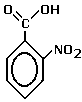 molecular structure 2-nitrobenzoic acid structural formula advanced A level organic chemistry
