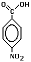 molecular structure 4-nitrobenzoic acid structural formula advanced A level organic chemistry