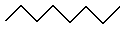 Octane, C8H18 skeletal formula alkane molecular structure naming