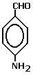  structural formula of 4-aminobenzaldehyde molecular structure