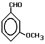  structural formula of 3-methoxybenzaldehyde molecular structure