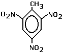 structural formula for TNT 2,4,6-trinitrotoluene 2,4,6-trinitromethylbenzene advanced A level organic chemistry